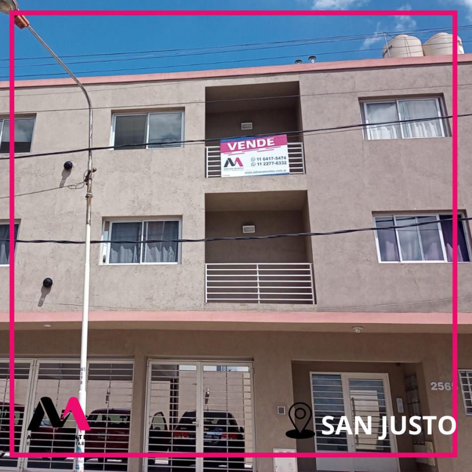 ALQUILER DE DEPARTAMENTO 2 AMBIENTES EN SAN JUSTO