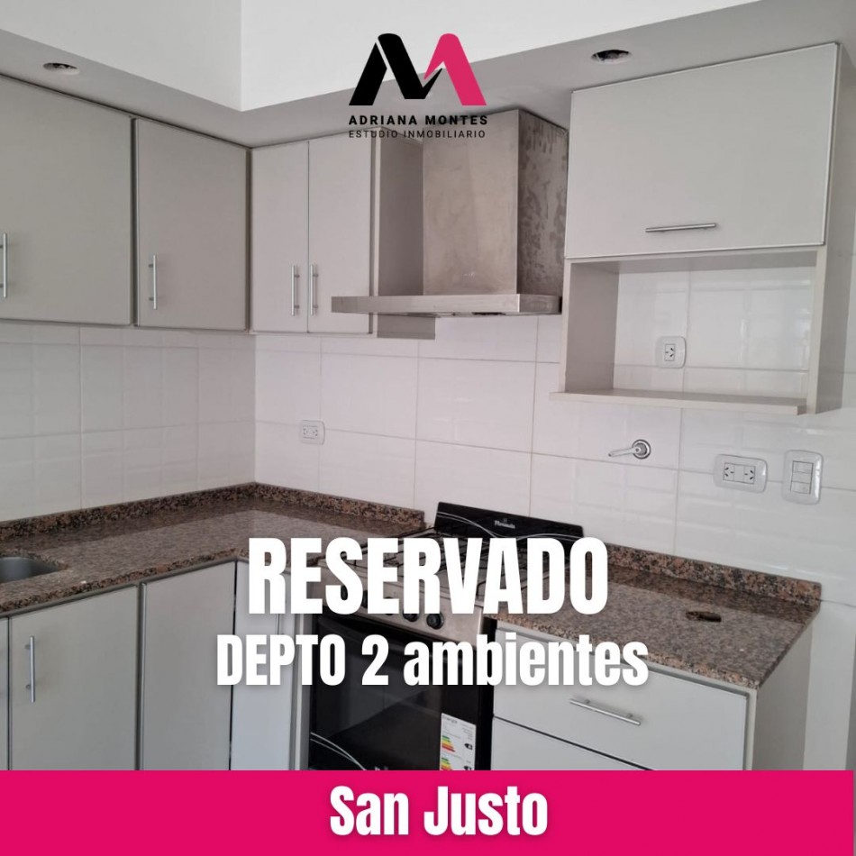 ALQUILER DE DEPARTAMENTO DE 2 AMBIENTES EN SAN JUSTO