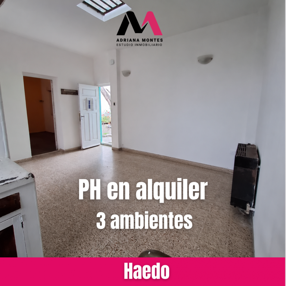 ALQUILER PH 3 AMBIENTES EN HAEDO